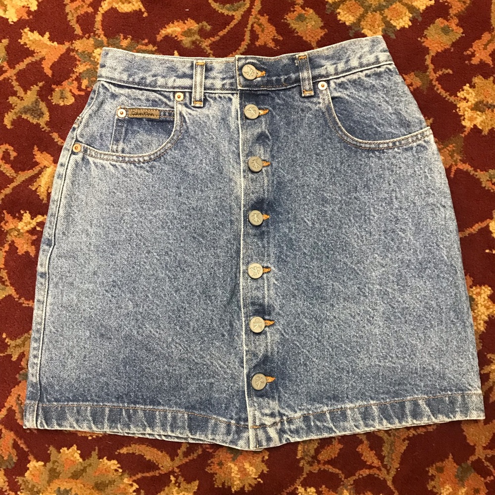 Calvin Klein denim skirt